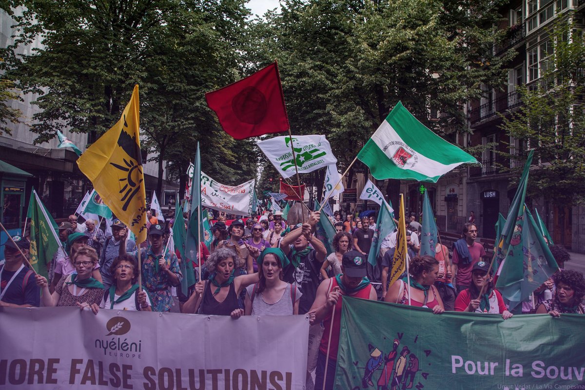 viacampesinaFR's tweet photo. Affronter la faim et la violence avec le féminisme paysan populaire. Sonia Vidal membre d'@ECVC1 et du @SLG_labregxs présente la vision de #LaViaCampesina sur la lutte contre la violence patriarcale. Article paru initialement chez @CapireMov 
A découvrir 👉https://t.co/xXvr4S50Un https://t.co/dmqTZPxgoV
