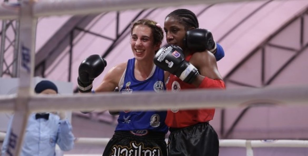 loucollsport's tweet photo. Congratulations to @Lborocollege alumni Iman Barlow who was crowned @IFMA_Muaythai 57KG World Champion over the weekend in Thailand 🇹🇭 #TalentFactory #WhereHistoryBegins https://t.co/hKmYLsQGjJ