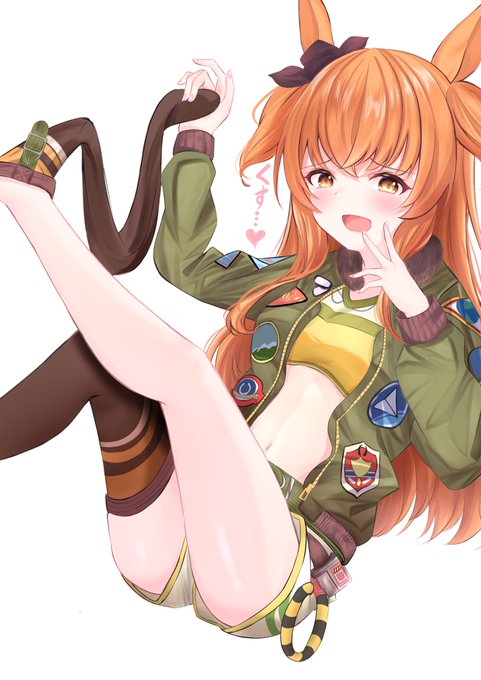 #ウマ娘
#マヤノトップガン

「あ〜トレーナーちゃん、マヤの脚見てる〜♡」 