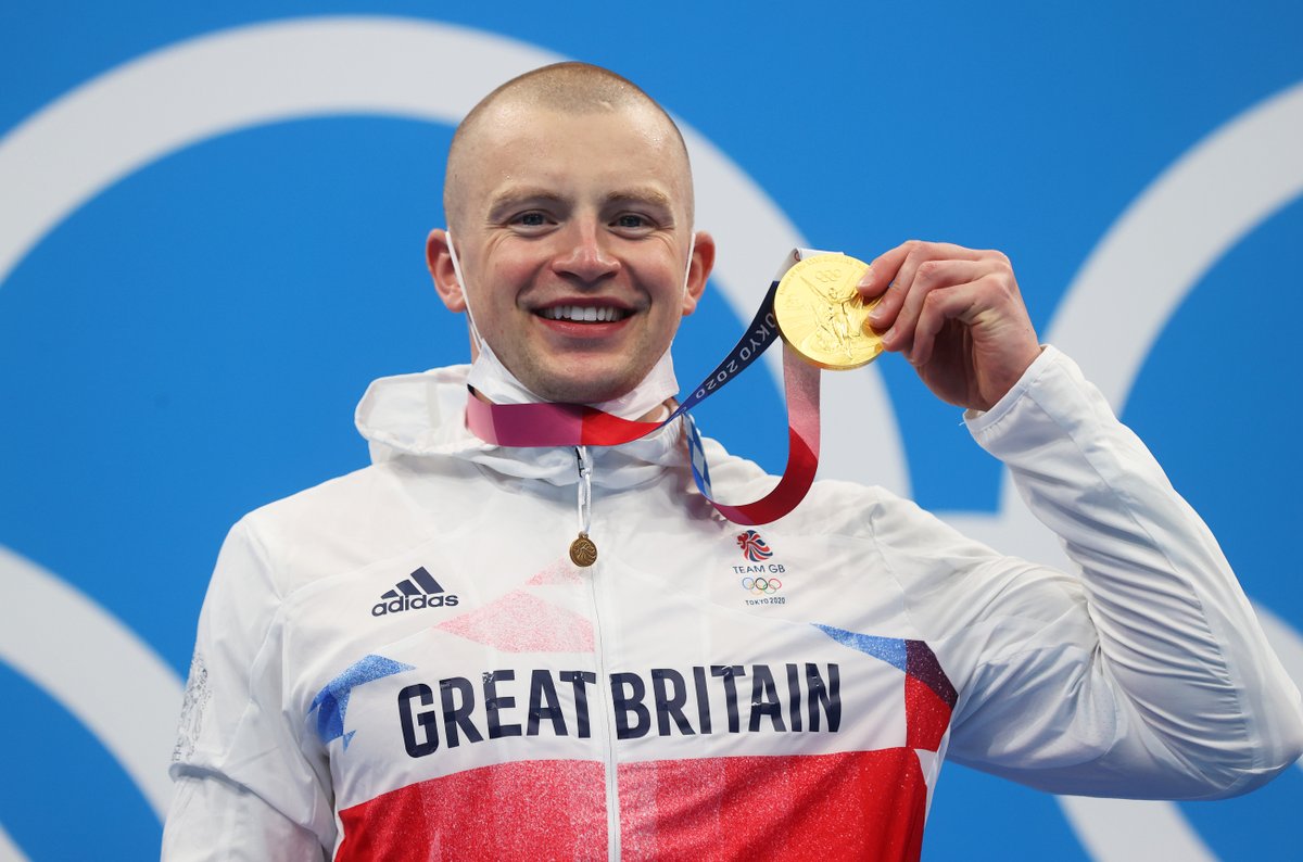 TeamGB's tweet photo. From Tokyo stars to #SPOTY nominees 🤩

Congratulations @adam_peaty &amp; @TomDaley1994! https://t.co/20rEua6aZi