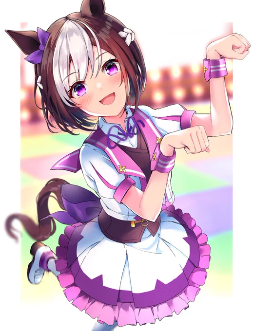 ぴょいっと♪はれるや!のぴょいっとスぺちゃんが可愛かったので✨
#ウマ娘 