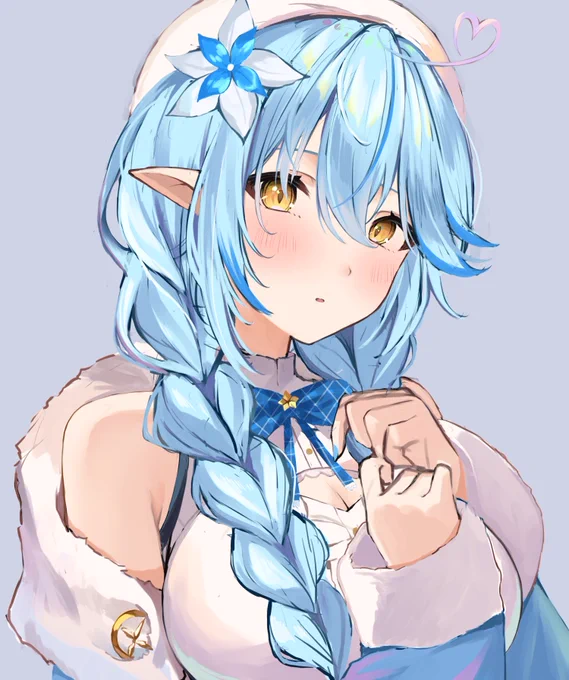 #LamyArt 
三つ編みラミィちゃん 