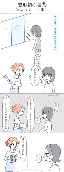 整形初心者⑤
シュミレーションをやってみた 