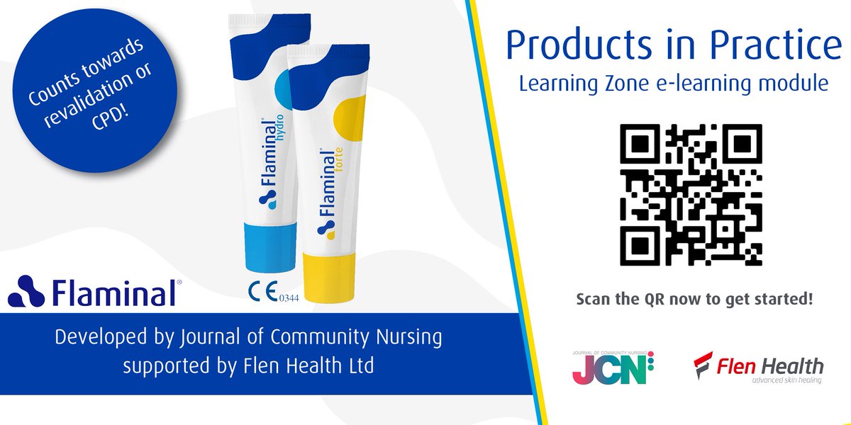 Flaminal®:Products in Practice. Flen heath are proud to have supported JCN with the development of the elearning module on Flaminal®. Counting towards CPD & revalidation. Scan the QR code or click this link to start learning now! jcn.co.uk/course/flamina…
