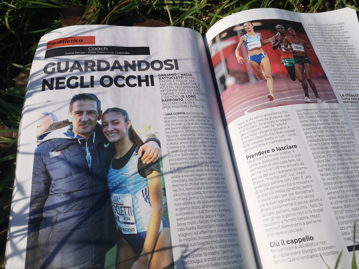 tocco_luca's tweet photo. Questo mese su @correremagazine intervista a Giuliano Battocletti​​ allenatore e papà di Nadia​Battocletti 🇮🇹 campionessa europea di #cross https://t.co/hEIueThm2Q