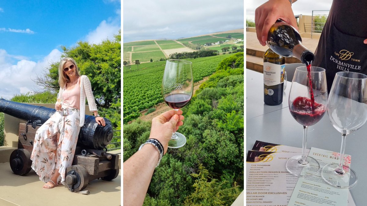 OneStopWander's tweet image. Wine'down the #weekend at @dhillswine 3-6pm Sundays with #summer sunset concerts on the terrace 🤩🥂 Nibble on platters or do tastings &amp;amp; pairings 🧀🍇 Kids will 💖 the enclosed play area. And those sweeping views... 
#lovecapetown #capewinelands