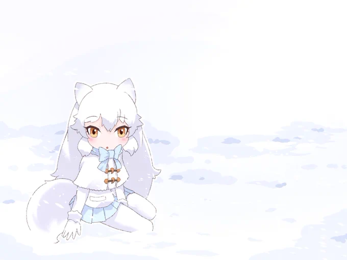 ホッキョクギツネちゃん❄️

#けものフレンズ #けもフレ3 