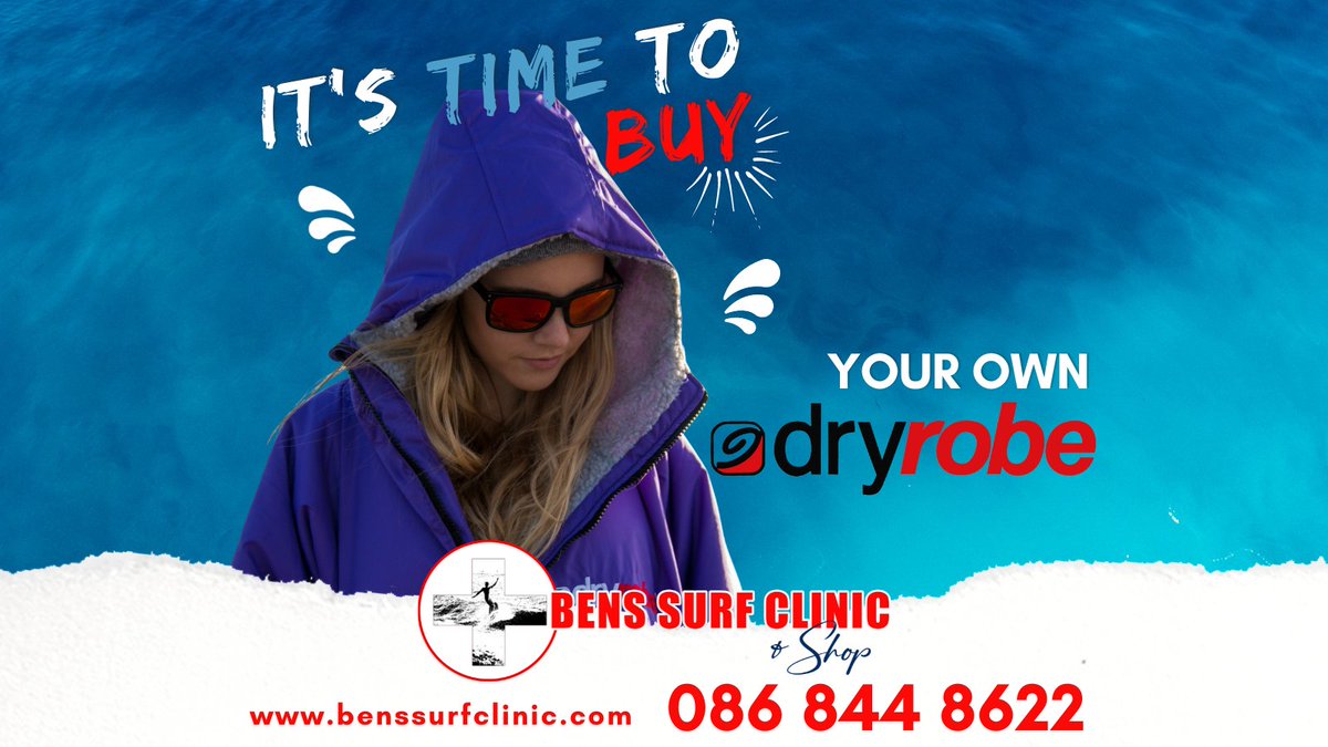 Buy dryrobe short and long sleeves at our online surf store! We also sell premium surfing accessories, wetsuits, and gift vouchers in our online Surf Shop. 

Have a look at the shop by visiting jo.my/surfshop

#surfing #surflessons #surfclinic #surfschool #benssurf
