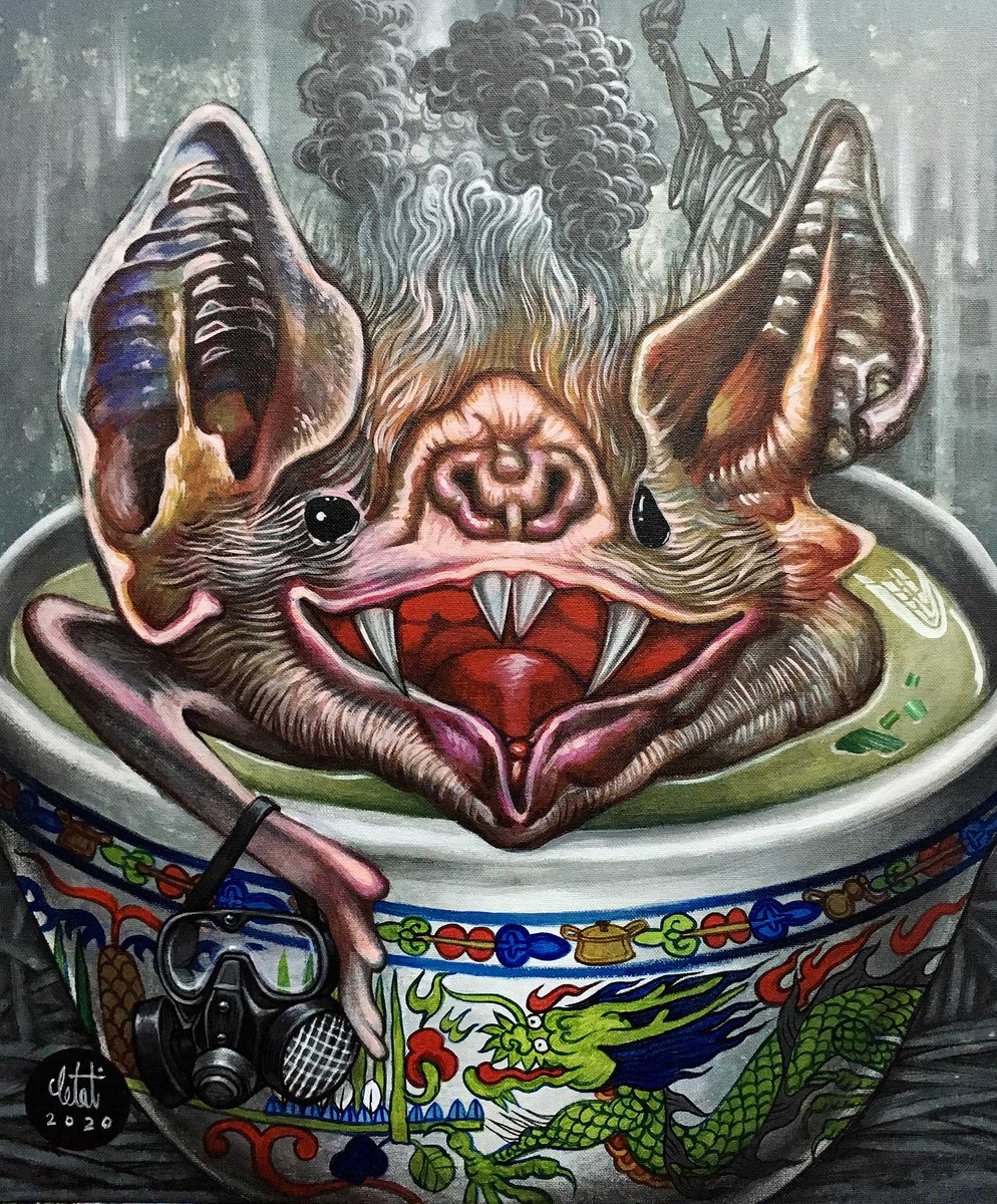 Bat ผลงานของคำถาม ว่าใครเป็นผู้กิน ใครเป็นผู้ถูกกิน โดย ธีธัช ธนโชคทวีพร tnc.art/artwork/15

#NFT #nftart #NFTartists #NFTcollectibles #nftcollector #NFTCommunity #OpenSeaNFT #NFTs