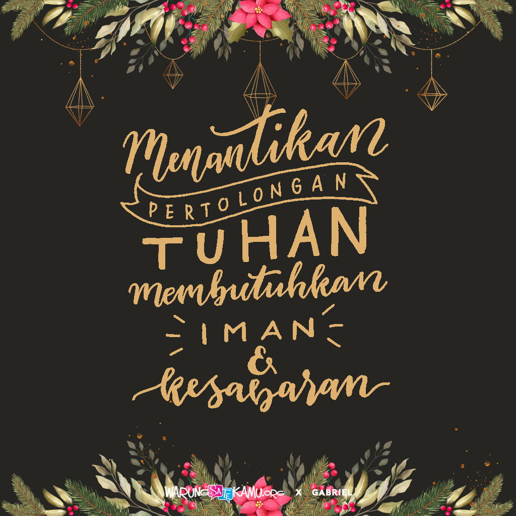 warungsatekamu's tweet photo. Bapa, beri aku kesabaran untu menantikan jawaban-Mu. Aku tahu, Engkau adalah Allah yang baik dan penuh kasih. Waktu dan kehendak-Mu senantiasa sempurna. 

Kontribusi oleh Gabriel.

#WarungSaTeKaMu
#DailyQuote #ChristianArt https://t.co/003zrUu1Ks