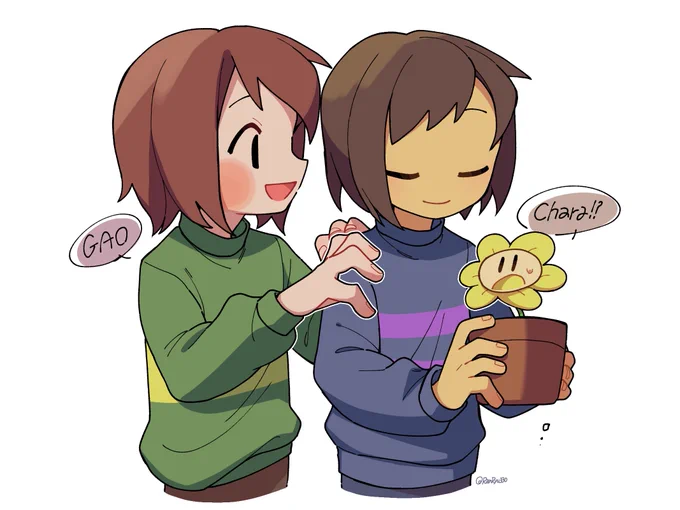 もしも 友達 だったら

 #Undertale  #undertaleFanart 