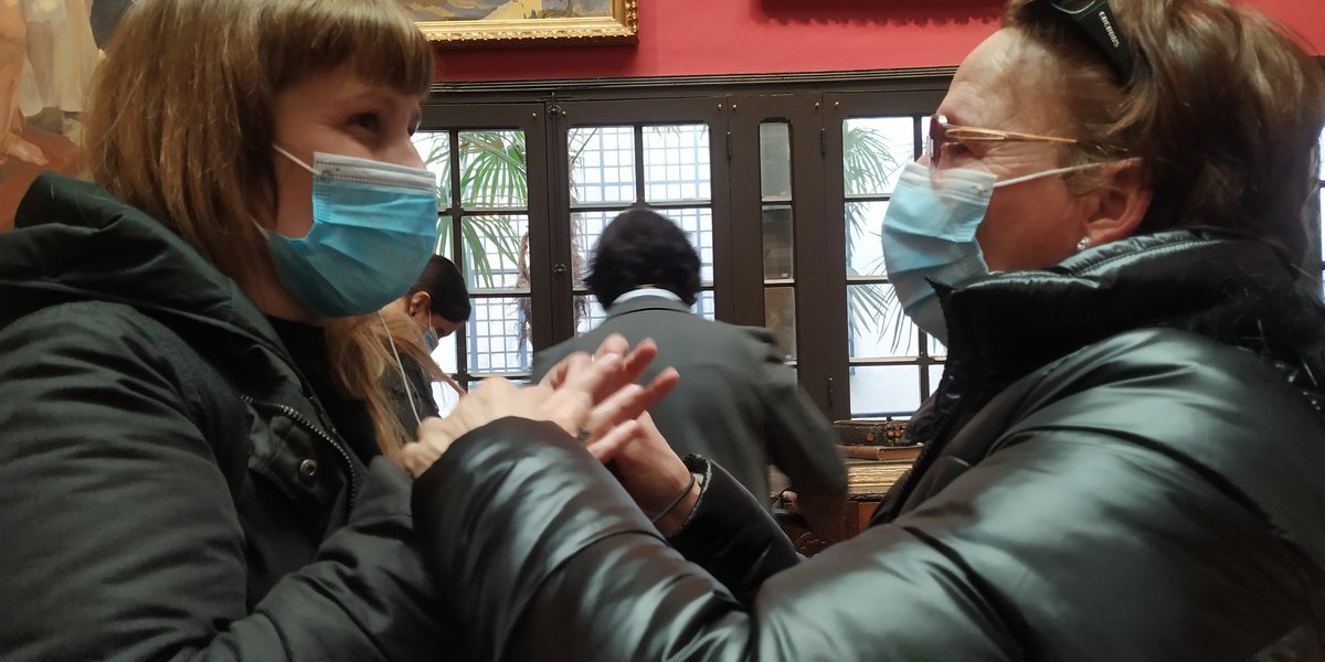 MayoresF's tweet photo. Este sábado tuvo lugar en Madrid el Primer Encuentro de la Sección de Mayores de FASOCIDE. Disfrutamos de una visita al Museo Sorolla y después comimos juntos/as. Fue un día muy emotivo. Ojalá pronto podamos repetir! https://t.co/HPm8cpKw84