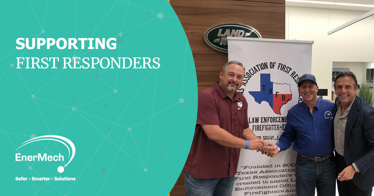 EnerMech's tweet photo. We were honored to sponsor the @The_TAFR annual charity poker night, raising $40,000 to benefit first responders injured in the line of duty. #texas #charity #tafr #firstresponders https://t.co/0ul8j5CipC