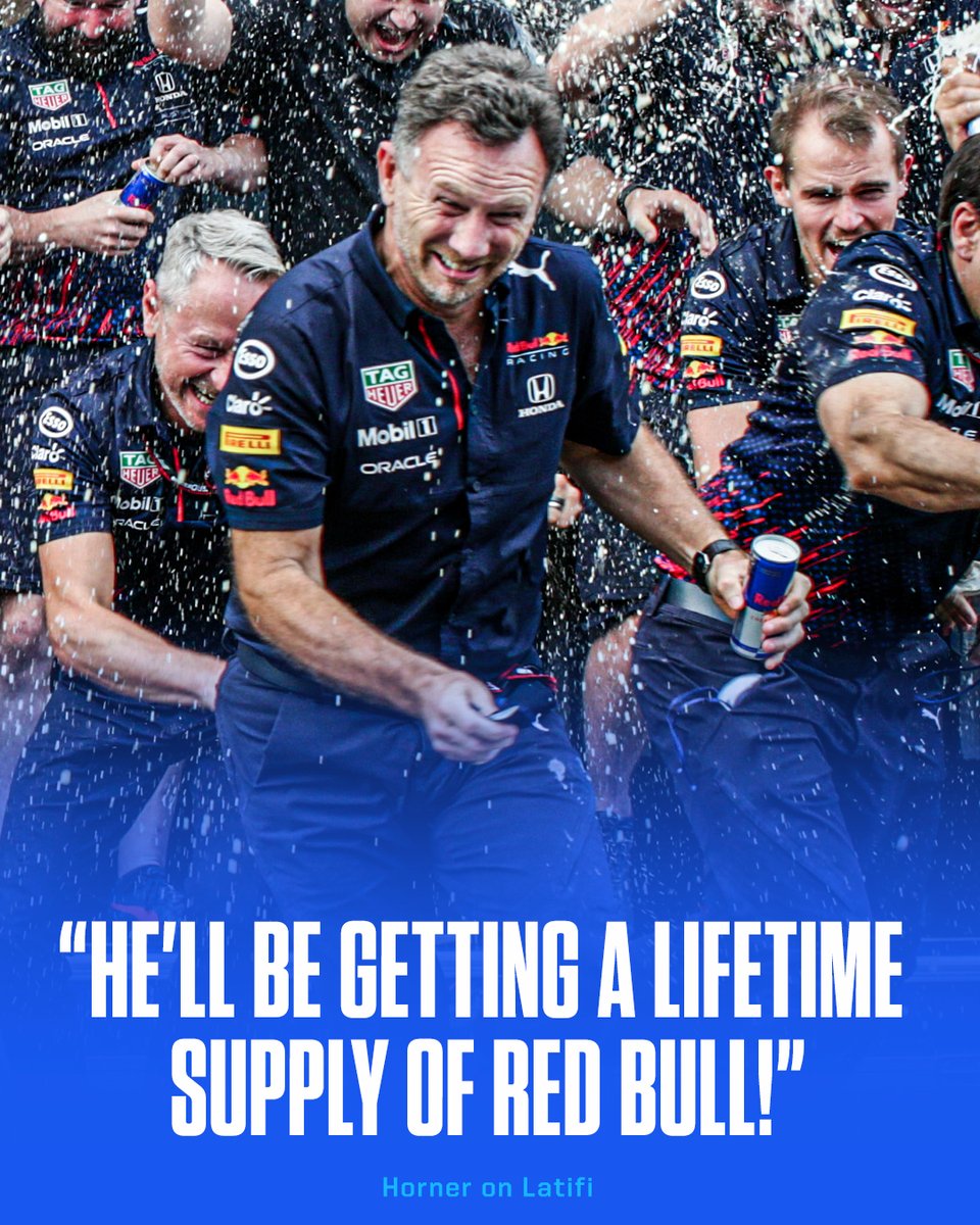 Christian Horner will be sorting out Nicholas Latifi's Christmas present this year 😅