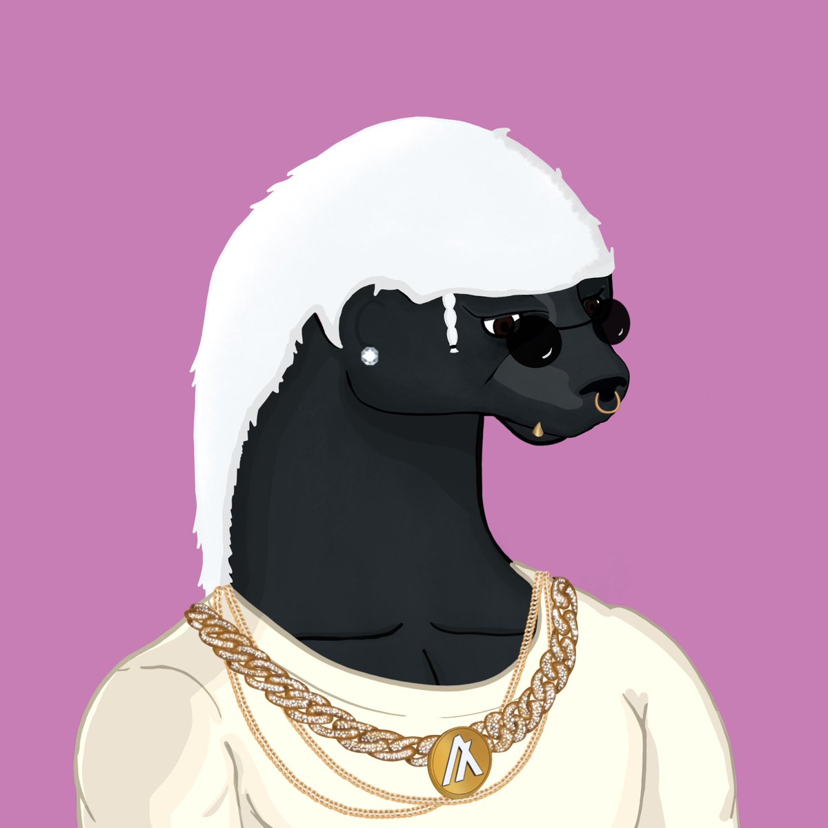 badger_society's tweet photo. GM bad badgers and #algofam . I Haven’t been active on twitter lately. Too much work to do and too little time. But I still got something for you fam. Who’s ready for a Mumble Rapper to make his entrance this week? 👀

Gold tooth 🦷 and jewelry. Looks rare to me 👀🔥 #AlgoNFT https://t.co/swW500Oaor