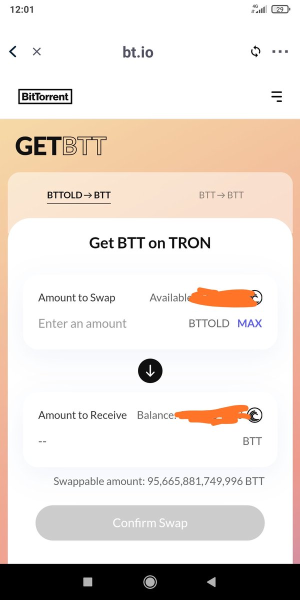 Dani19816177's tweet photo. Swap de bttold to btt new y staking
Aproximadamente va a costar 190k de energia i 1000 de ancho de banda, asegurate de tener los recursos necesarios sino va a quemar trx.
Para hacer el swap https://t.co/b8v2m0kIl0
#TRONtotheSUN #TRON https://t.co/eAO0KZxZLN