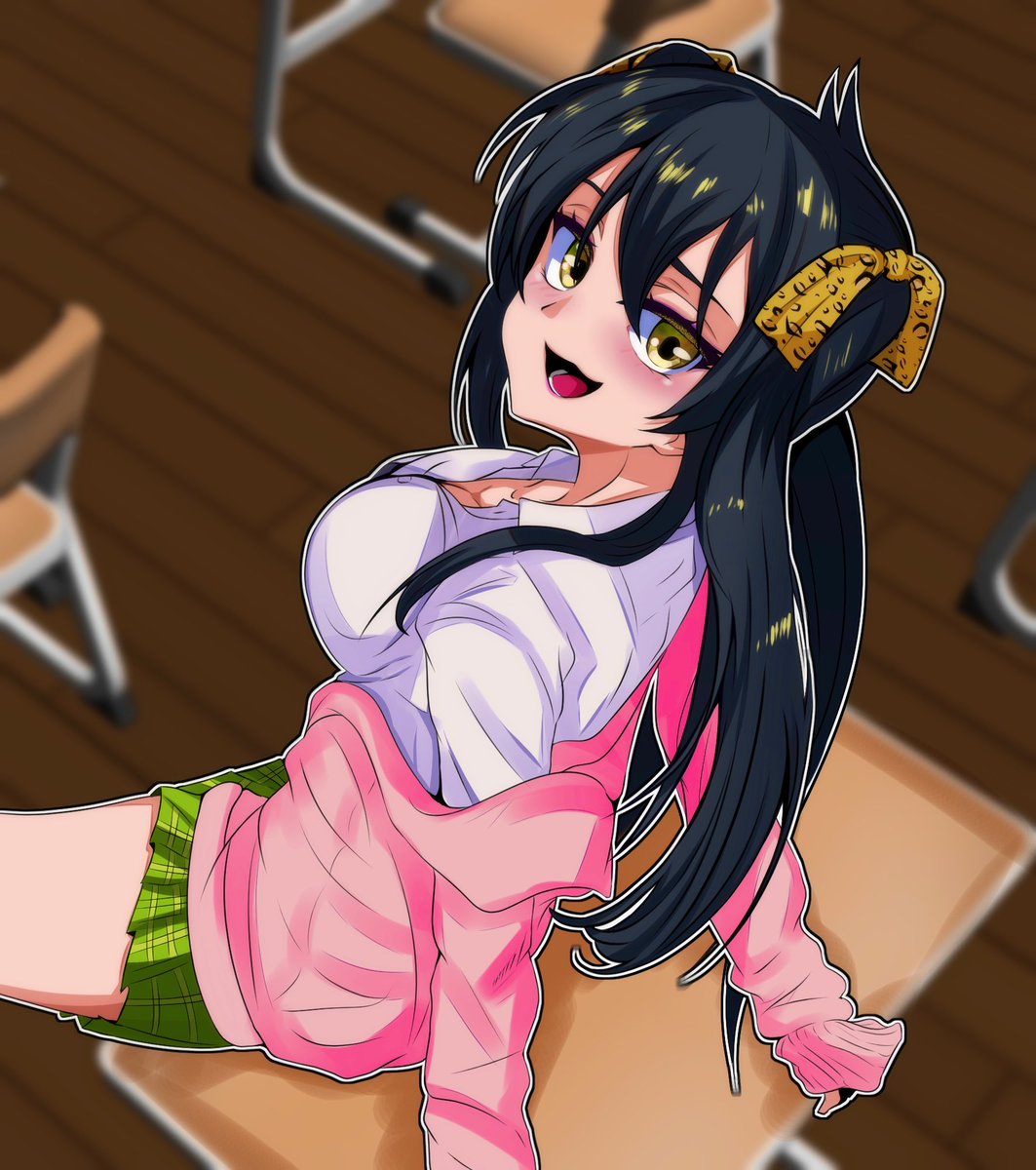 休み時間俺の机を勝手に使って友達と駄弁ってるようなギャルに将来なって欲しいアイドルランキング第一位・的場梨沙
#的場梨沙 