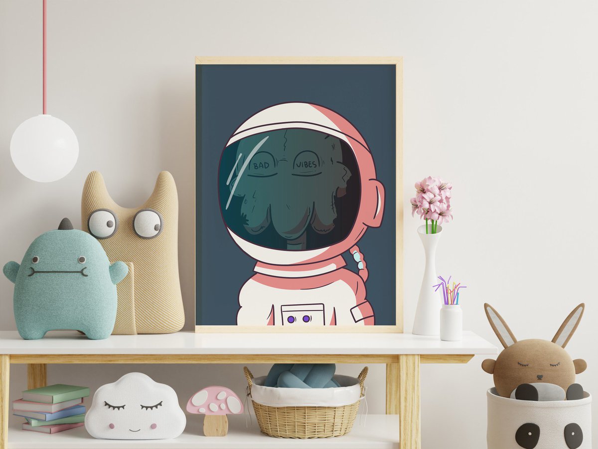 Not all of the <a href="/SolanaSkullies/">Solana Skullies NFT</a> #NFT images will be suitable for a kids’ room 😅 Head on over to discord.gg/dUfB7ZRXEh and get a sneak peek at the second season of this #NFTcollection which will launch 🔜 18&amp;19th December astronaut 👨‍🚀 🚀