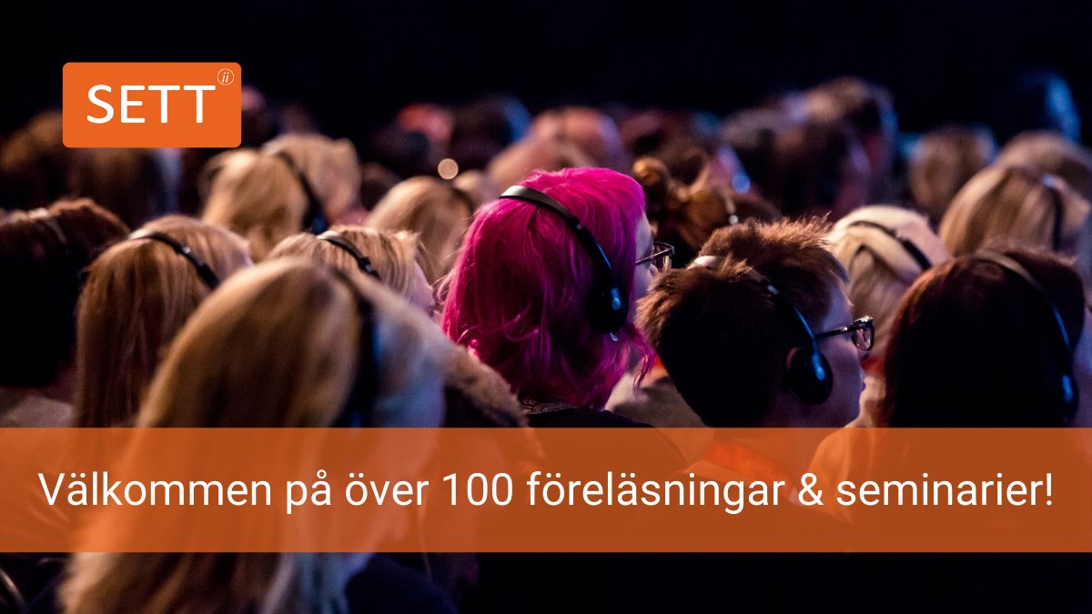 En stor del av det gedigna konferensprogrammet är redan släppt för SETT 26-28 april 2022 och vi erbjuder dig över 100 föreläsningar. Vilken programpunkt ser du mest fram emot?

Kolla in det här: lnkd.in/gTbjDS8n