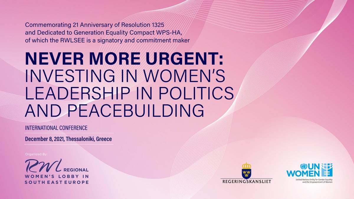 EditaTahiri's tweet photo. Women equal participation in track one peace processes ensure better peace and sustainability, said Jennifer Bradshaw, international expert on WPS agenda. Thank you Jennifer for your inspiring speech at our international Conf. #rwlsee @unwomeneca @SweMFA https://t.co/yaBjaPR8ji
