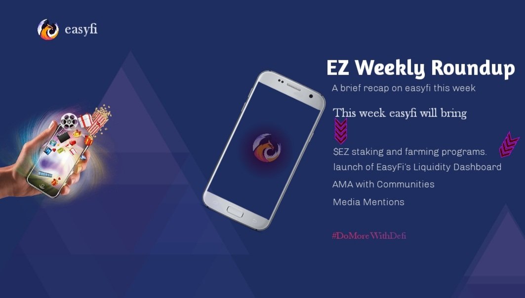 berrycrypt's tweet photo. #Easyfi weekly roundup has been interesting with updates from 6th to 11th December
Here is a new gist coming up this new week
#Buildwitheasyfi
#DoMoreWithDefi
@EasyfiNetwork https://t.co/0k9JxCPlwu