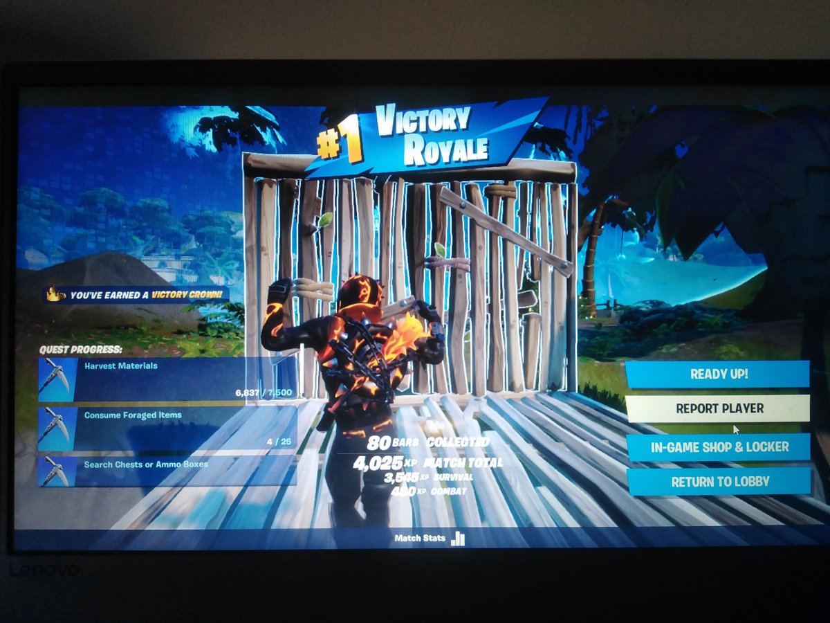 DarrellKodemo's tweet photo. Just got a victory royale on solos! 😌 https://t.co/a59umtkzDT