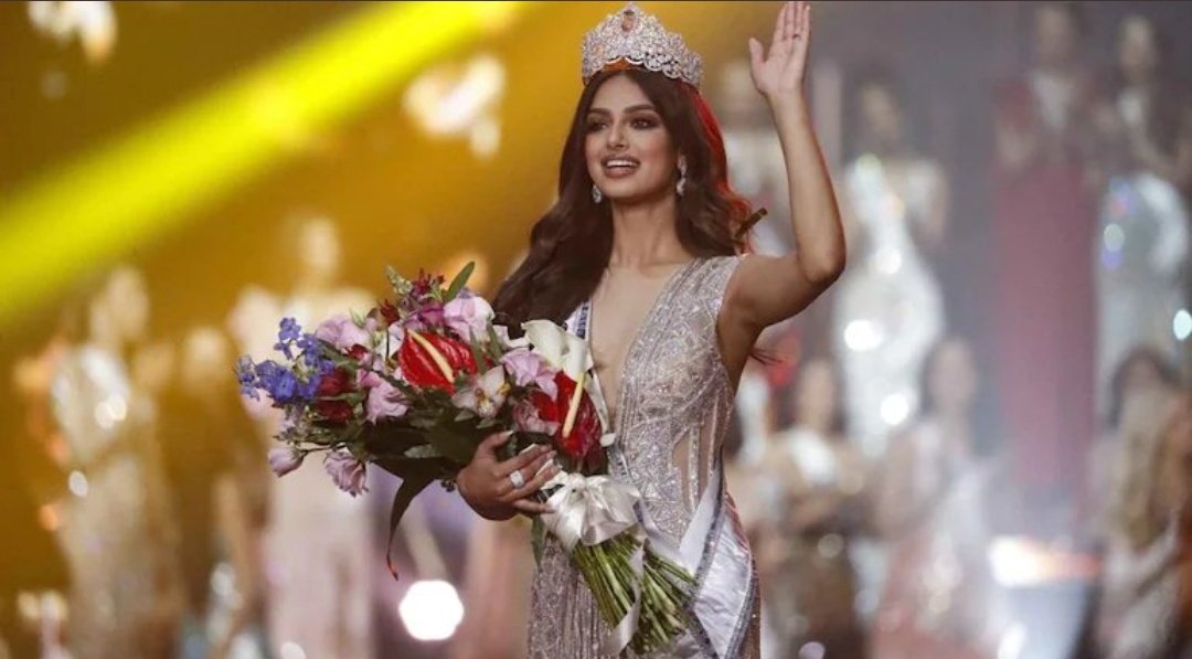 JBayal's tweet photo. #MissUniverse2021 #india #HarnazSandhu  #afterlongyear https://t.co/jlfXoTSpeT