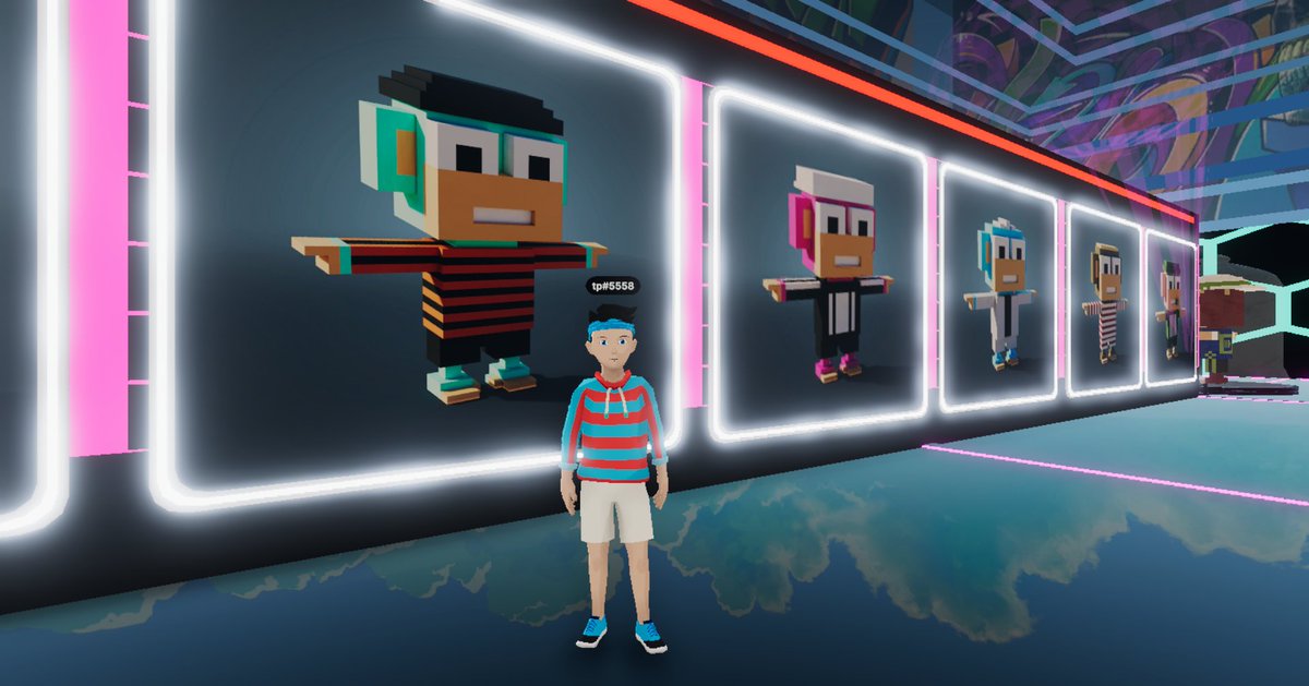 0xteleport's tweet photo. #MetaverseDiscovery
DrGreenthumbs Gallery & Apes 3D
Fully 3D animated digital voxel art collection of Apes, 100% Open Source #NFT with Utility in AR VR 3D.
by @greenthumb1435 @apes3d
in @decentraland
tp https://t.co/Be0HhcVivT
#Metaverse https://t.co/dHnaT7Dhx5
