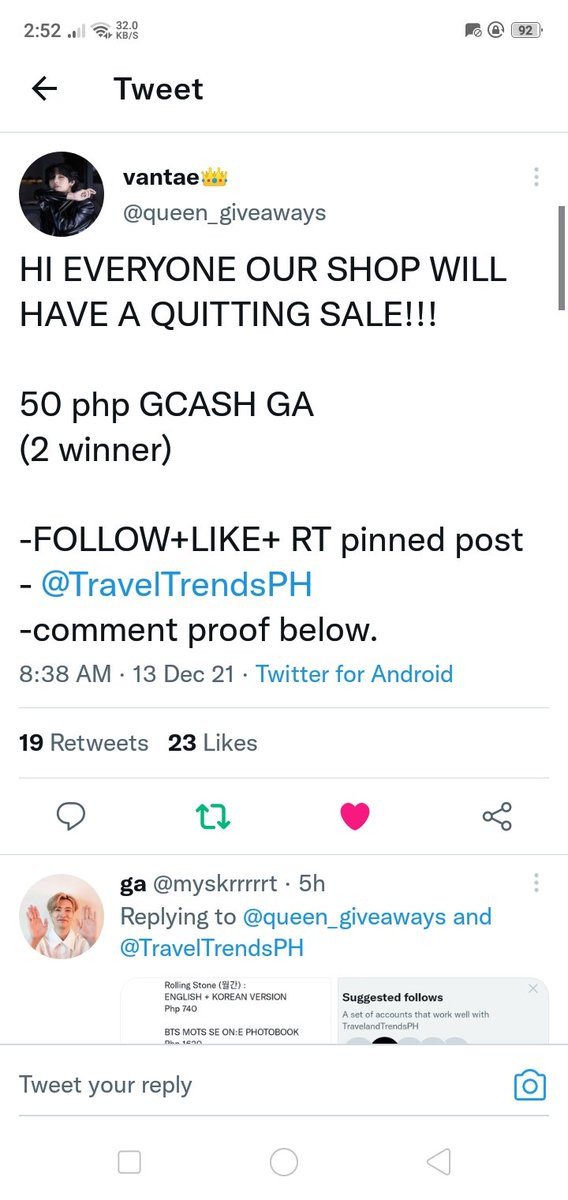 @queen_giveaways @TravelTrendsPH 💜