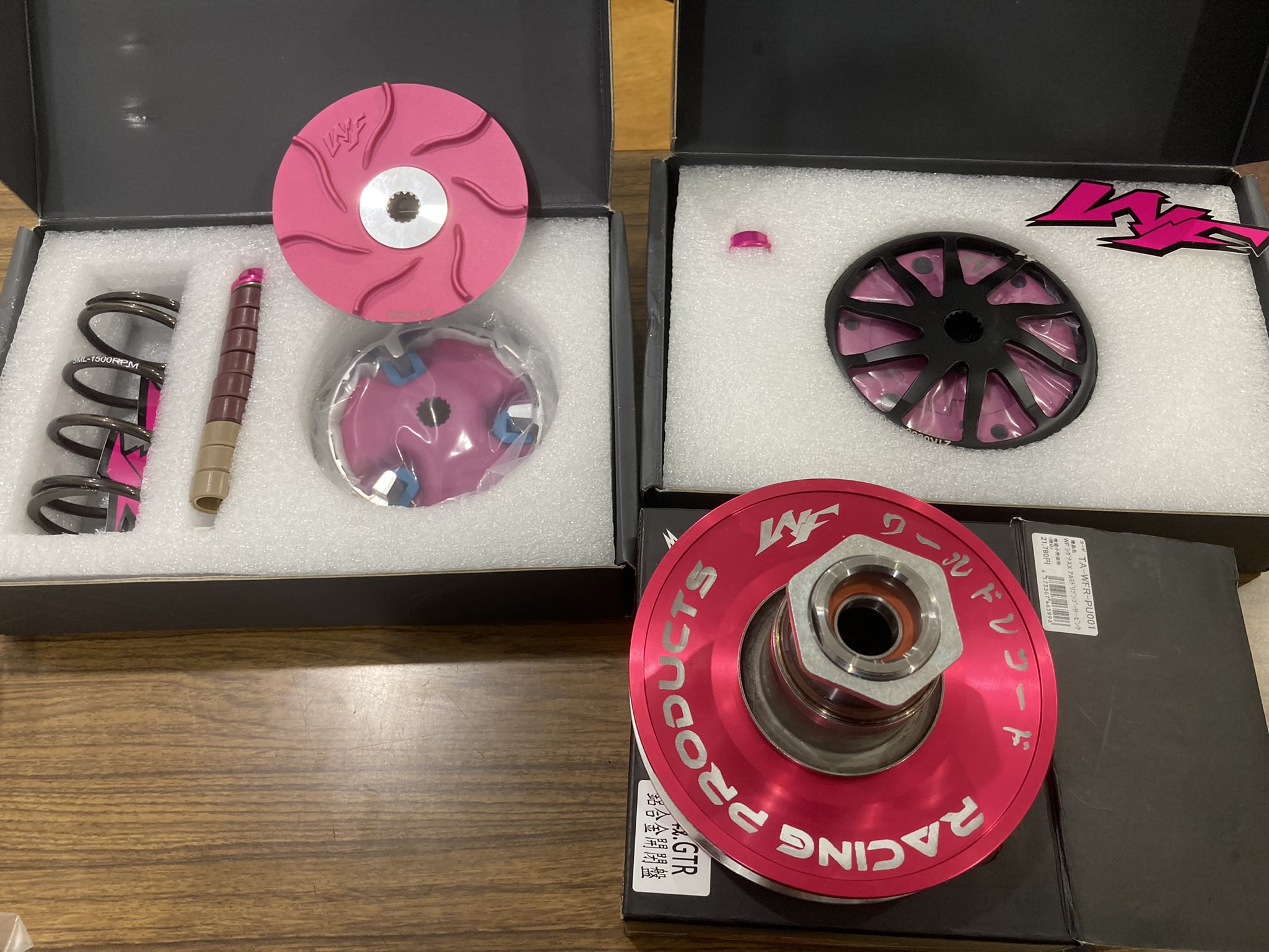 WF CYGNUS X(シグナスX)軽量アルミセカンダリ(ドリブンプーリー