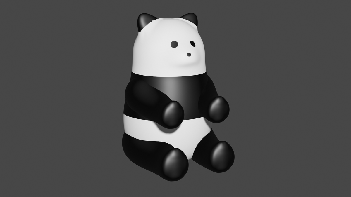 blender_jay's tweet photo. Up next is our mod leader panda___god!! There's not really much to show on this one because it is just a panda, but the arms and legs are pose-able! This was actually the hardest to make because I've only ever made people before this, but I'm super happy with how it turned out! https://t.co/2NHwDrxHuG