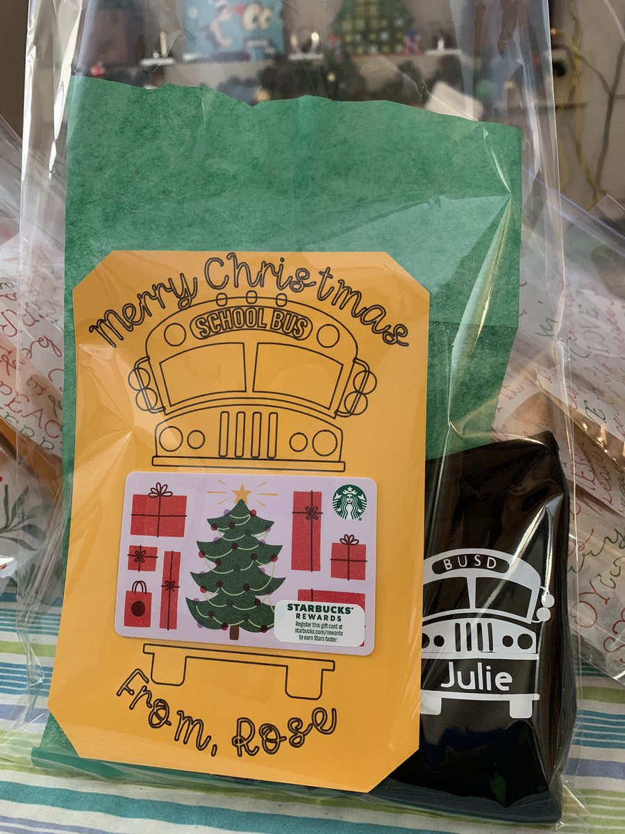 SchoolBusRose's tweet photo. ‘Twas the weekend before the holiday break…and all Sunday was spent making gifts, prepping for team meeting, and baking! #ItsChristmasTime #SchoolBusLife #MerryChristmas #MakingGiftsIsMagical #LastWeekBeforeBreak #SchoolBusStrong https://t.co/FxQ3qLexo6