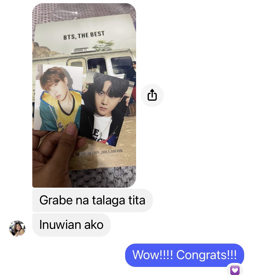 ATreatyourself's tweet photo. Thank you ARMY for showing faith in us. We are grateful for your unwavering support.
BORAHAE! ππ
#ATYfeedback #BTSthebest #BTS https://t.co/TXMjywI3jT