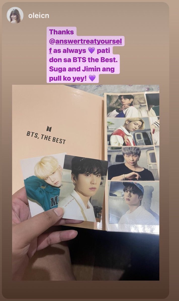 ATreatyourself's tweet photo. Thank you ARMY for showing faith in us. We are grateful for your unwavering support.
BORAHAE! ππ
#ATYfeedback #BTSthebest #BTS https://t.co/TXMjywI3jT