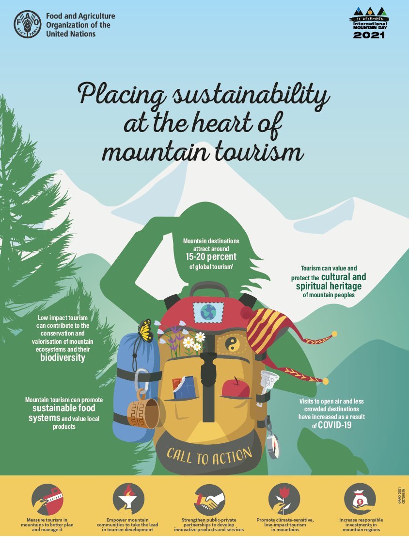 These messages from @UNmountains @FAO about sustainable mountain tourism are sooo important for the Romanian #Carpathians!👏One of the reasons that we chose certified #ecotourism in Zarnesti-Piatra Craiului as our case study in the @MOVINGH2020 project eco-romania.ro/en/eco-destina… 😍