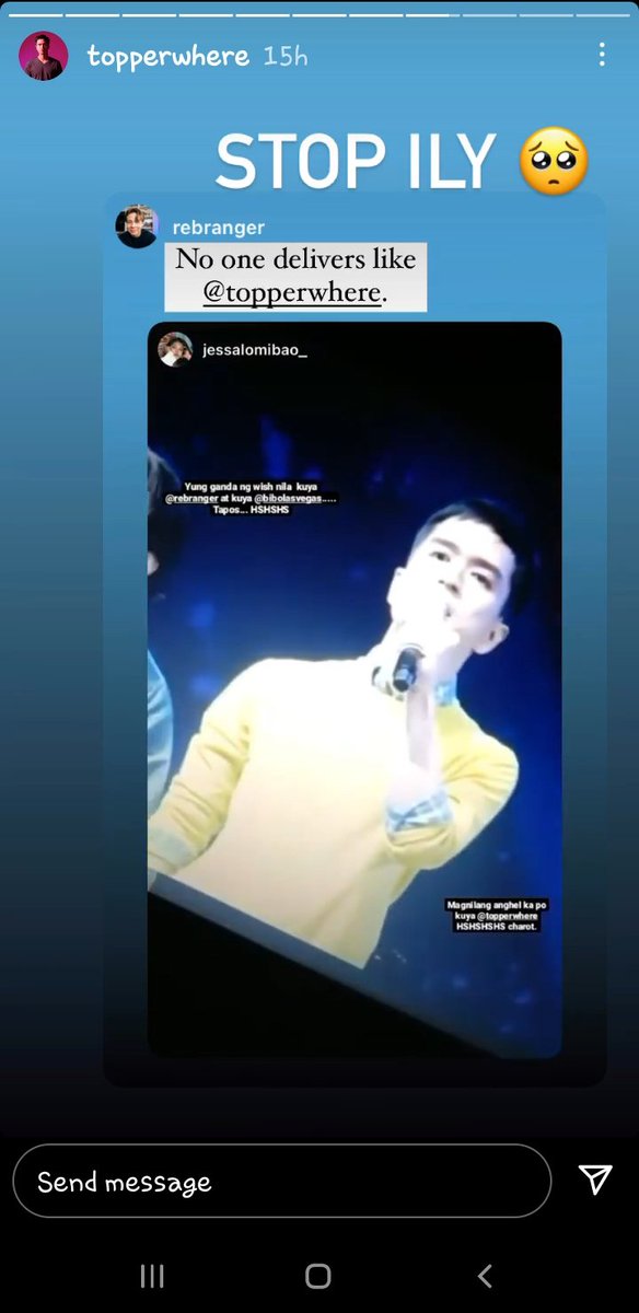 majoey_napoleon's tweet photo. Reb: Sana wala nang covid 19.
Bibo: Sana maging mabuti tayo sa isa't isa.
Topper: Sana lahat ng single magka jowa na
(With this serious face, LOL. Wittyyy) San muna tinago ni Alfredo si Harvey? Char
#AngMulingElBimbo
(credits to: jessalomibao_ ; rebranger ; topperwhere) https://t.co/3Hu4bqLgdd
