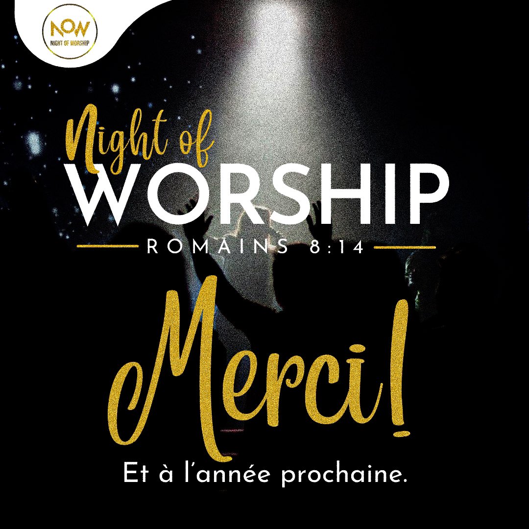 WeWorship_'s tweet photo. ❤️MERCI !
#NightOfWorship #UneNuitInoubliable https://t.co/ceMVhh3Cgq