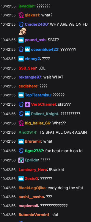 RobShined's tweet photo. @iBDWSSBM 50/50 sfat/question marks https://t.co/3RN3aJF7DW