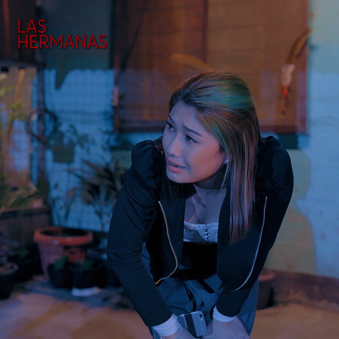 GMADrama's tweet photo. Pinili pa rin ni Minnie na kampihan at patakasin si Ronald, sa kabila ng mga nakita at nalaman niya! 

#LHHuli 
#LasHermanas https://t.co/0Z89UEYMUT