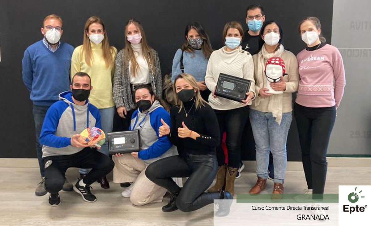 ionclinics's tweet photo. Finalizamos el fin de semana de formación emocionados por otros tantos como éste durante el 2021.
Os dejamos con nuestros alumnos, y esperamos veros en alguna de nuestras formaciones del próximo 2022. 🤗🤗
#EPTE #NMP #tDCS #Ionclinics #eptesystem #EPTEBipolarSystem https://t.co/Smn9FlZfnQ