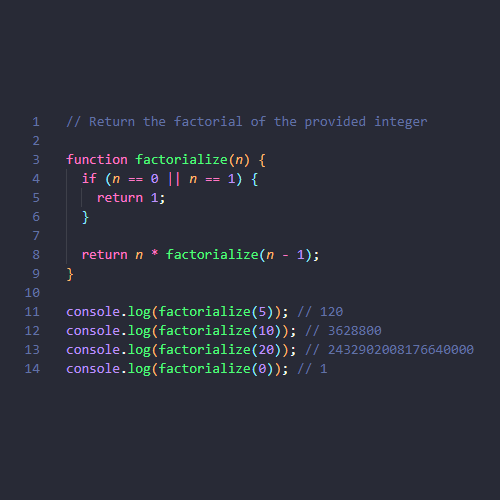 chad_code's tweet image. A bit of ✨#recursion✨ in #JavaScript