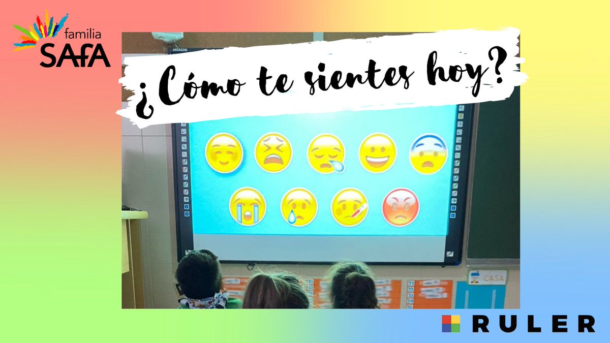 SafaBurgos's tweet photo. Descubrir cómo se sienten nuestros 👧🏻👦🏼 al empezar el día nos ayuda a dar respuesta a sus necesidades emocionales y a conocer su predisposición hacia los aprendizajes.

@ruler_approach @ruthcastillogualda #metodoruler #educacionemocional #unnuevorumbo https://t.co/HKFWgJo8Up
