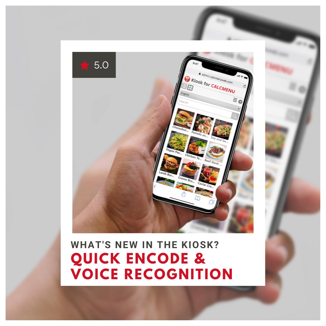 CalcMenu's tweet image. Enjoy simplified recipe encoding with our Quick Recipe Encode feature. You can even encore your recipes hands-feee with our Voice Recognition feature!

With the Kiosk for CALCMENU, you can access your recipes anytime, anywhere.

#egscalcmenuweb #recipemanagementsoftware #recipes