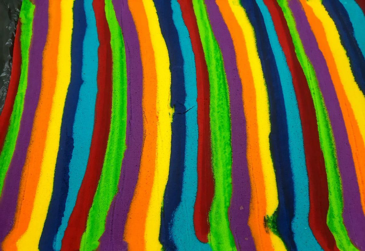 RolkemSA's tweet photo. Ready made Rainbow Swiss Roll made by Chef Victor Helberg with ROLKEM coloring products. The swiss roll is ready to be filled with whipped cream. https://t.co/mz8aOVLsbI