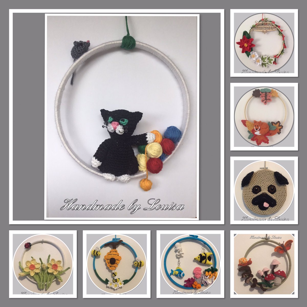 by_louisa's tweet photo. well what a weekend that was 🥰🥰🥰 I have a special last trip this afternoon to the post office so last call for any Christmas gifts you need (that are ready to post) just like these!  #lastminutegifts #christmas #gifts #presents #crochet #amigurumi #handmade #smallbusiness https://t.co/hrvUWjaq2X