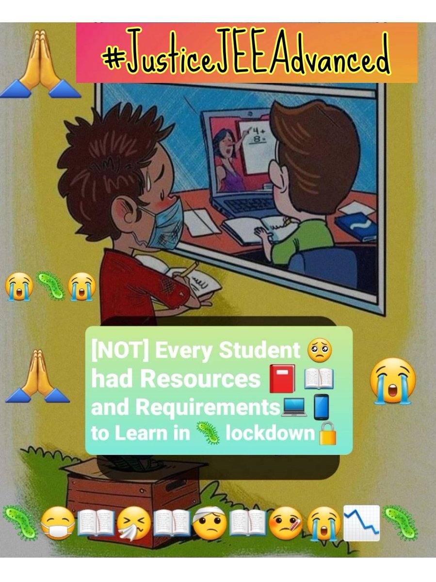 ark_tara's tweet photo. The past 2 years were too uncertain for all of us. Some of us lost our loved ones, our parents lost their jobs, we couldn't adjust to the immediate shift to online mode of studies and all our savings were spent on buying basic necessities.
#JusticeJEEAdvanced
#ExtraAttemptForAll https://t.co/OdvITHh3nt