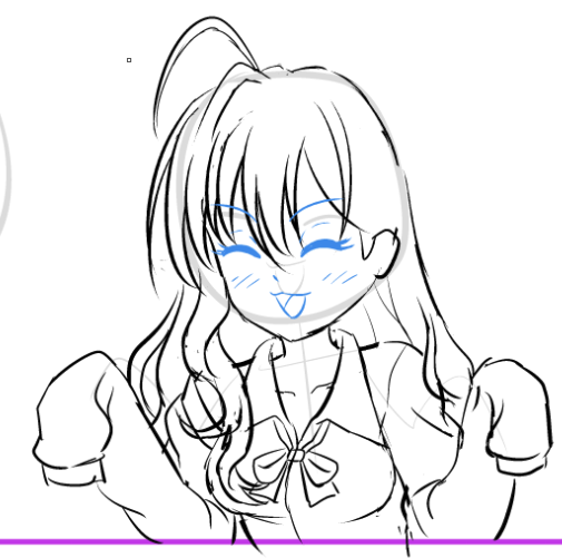 アタリと下書き 