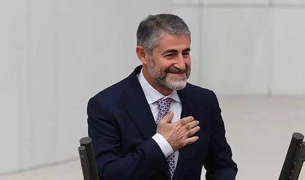 PolifyHaber's tweet photo. Hazine ve Maliye Bakanı Nureddin Nebati, "Modeliniz ya tutmazsa?" sorusuna "Üzülürüm" diye yanıt verdi. https://t.co/QykeeqH0H3