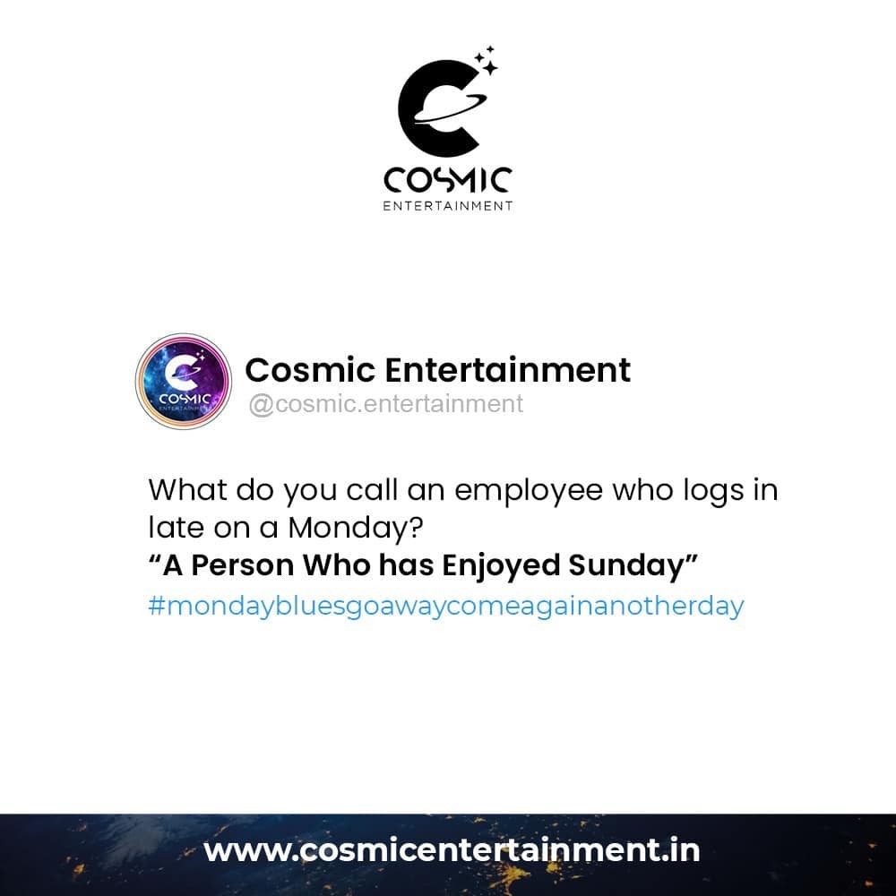 CosmicEntIndia's tweet photo. Roses are red ,violets are blue did not realize how fast Sunday flew🤧😭#cosmicentertainment #mondaymotivation #mondayblues #agencylife #socialmediamarketing #marketingagency #adagency #adcampaign #mumbai #adagency #advertisingideas  #socialmediamarketing #viral #trending #meme https://t.co/dmu593SmXV