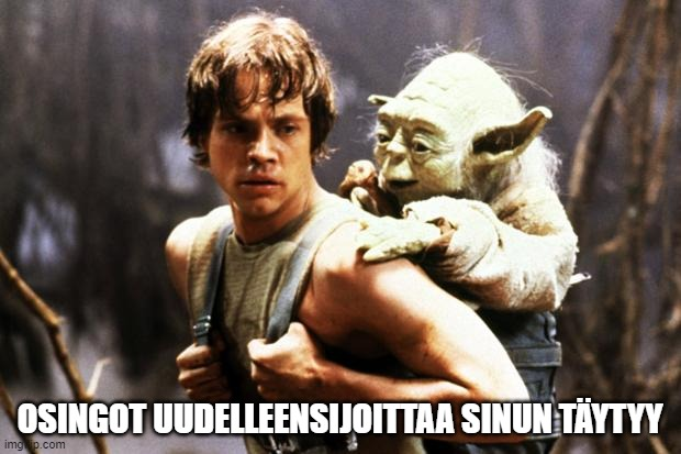 Fun fact: Neljäntenä koulutuspäivänään Dagobahilla Luke sai kuulla Yodalta, että jedien eläkeikä on korkea ja tuleva eläke umpisurkea, koska aikoinaan jedineuvosto päätti käyttää rahastoidut eläkevarat kloonisodan rahoittamiseen.